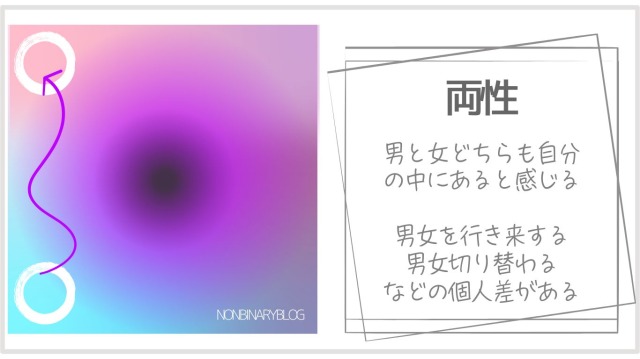 図解、両性、Xジェンダー